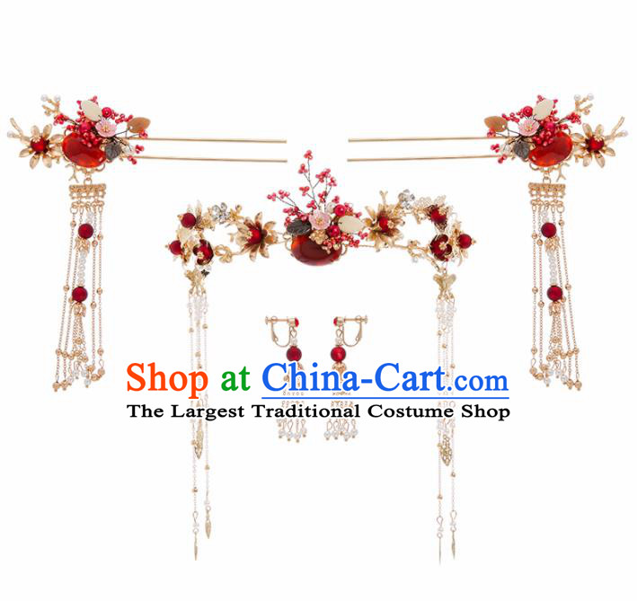 Chinese Ancient Style Hair Jewelry Accessories Cosplay Hairpins Headwear Headdress for Women