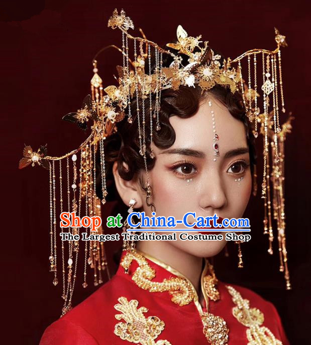 Chinese Ancient Style Hair Jewelry Accessories Cosplay Hairpins Headwear Headdress for Women