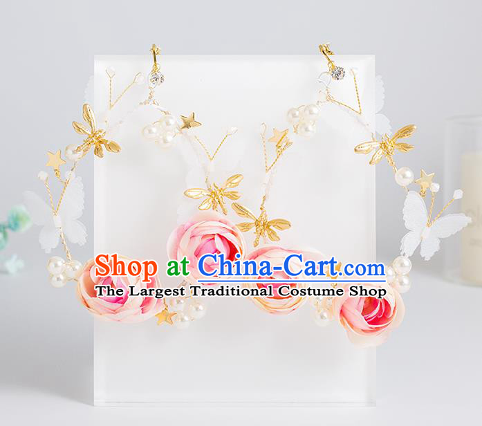 Chinese Ancient Style Hair Jewelry Accessories Cosplay Hairpins Headwear Headdress for Women