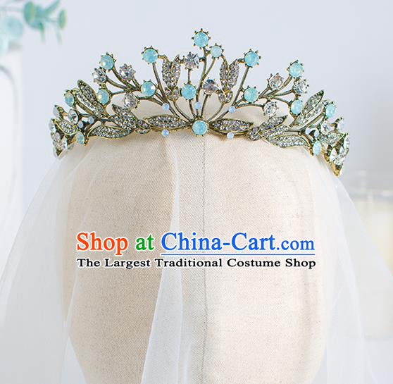 Top Grade Wedding Hair Accessories Bride Crystal Royal Crown for Women
