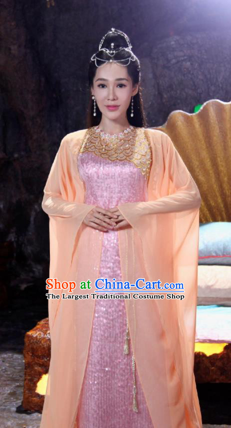 The Honey Sank Like Frost Ashes of Love Chinese Ancient Princess Hanfu Dress Peri Costumes for Women