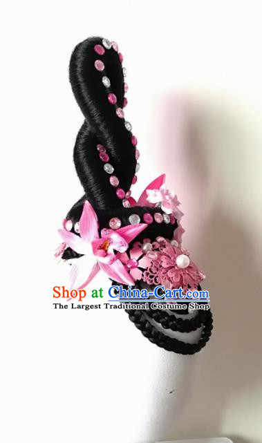 Traditional Chinese Fan Dance Folk Dance Costume Classical Yangko Dance Classical Dance Hair Accessories