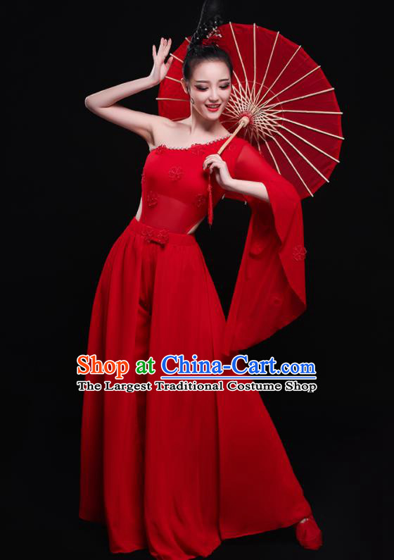 Traditional Chinese Fan Dance Folk Dance Costume Classical Yangko Dance Classical Dance Dress