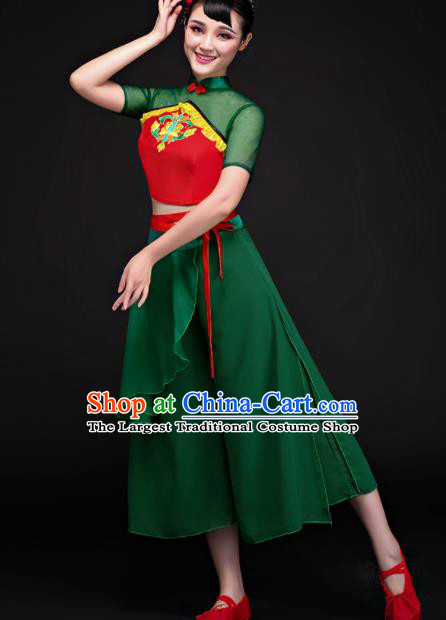 Traditional Chinese Fan Dance Folk Dance Costume Classical Yangko Dance Classical Dance Dress