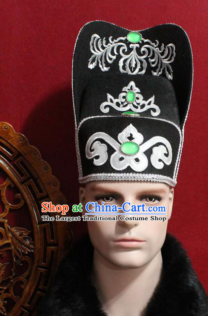 Chinese Traditional Royal Highness Hats Ancient Tang Dynasty Chancellor Hat for Men
