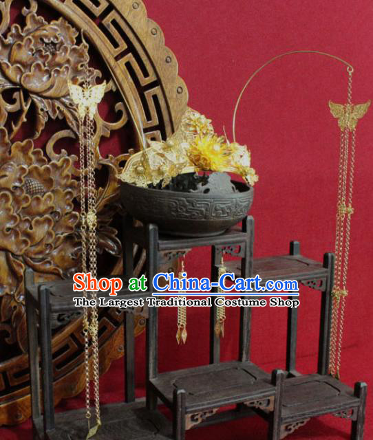 Chinese Ancient Style Hair Jewelry Accessories Cosplay Hairpins Headwear Headdress for Women
