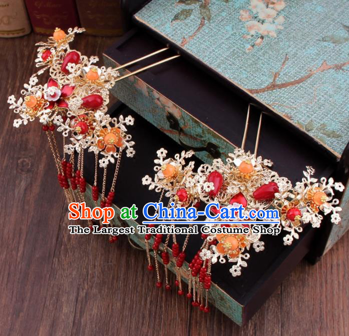 Chinese Ancient Style Hair Jewelry Accessories Cosplay Hairpins Headwear Royal Crown Headdress for Women