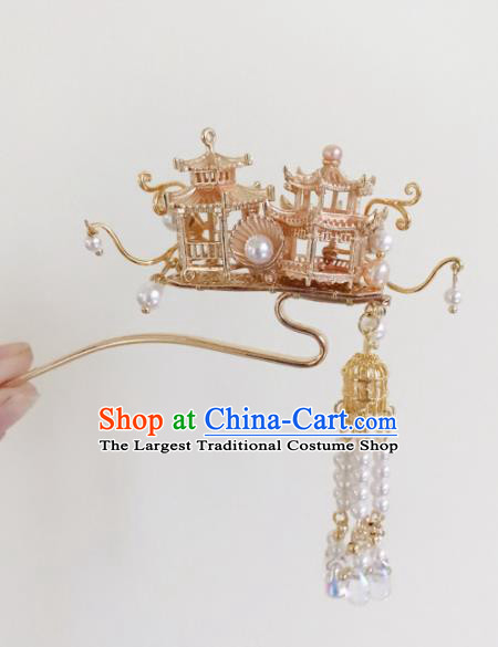 Chinese Ancient Handmade Palace Tassel Hairpins Hair Accessories Hair Clips for Women