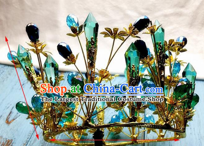 Chinese Ancient Style Hair Jewelry Accessories Cosplay Hairpins Headwear Royal Crown Headdress for Women