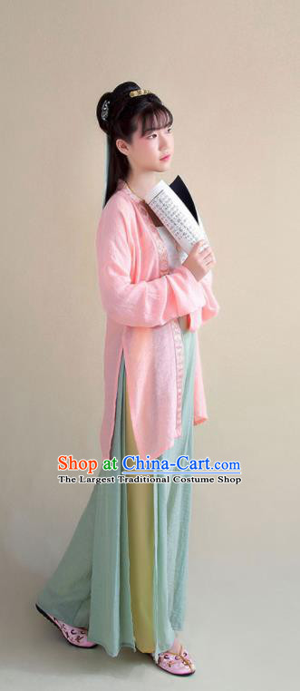 Chinese Ancient Palace Lady Hanfu Han Dynasty Imperial Concubine Queen Embroidered Historical Costumes