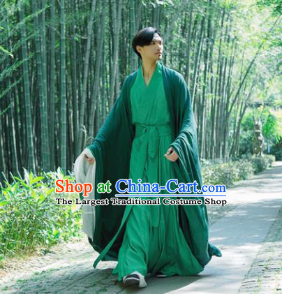 Chinese Ancient Hanfu Traditional Jin Dynasty Embroidered Historical Costumes