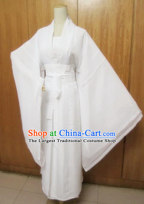 Chinese Ancient Hanfu Traditional Jin Dynasty Embroidered Historical Costumes