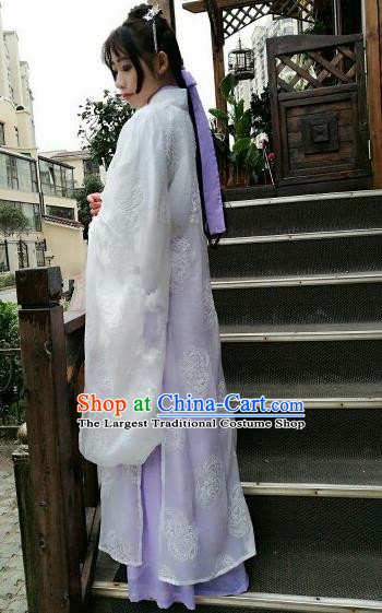 Chinese Ancient Palace Lady Hanfu Han Dynasty Imperial Concubine Queen Embroidered Historical Costumes