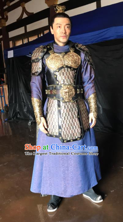 Chinese Ancient Peri Costumes Traditional Tang Dynasty Princess Swordsman Hanfu Dress