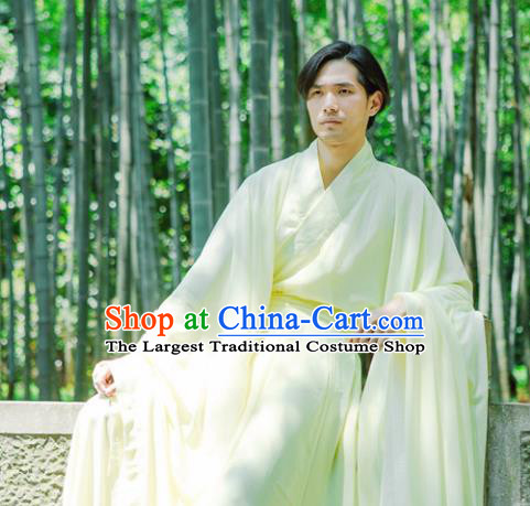 Chinese Ancient Hanfu Traditional Jin Dynasty Embroidered Historical Costumes