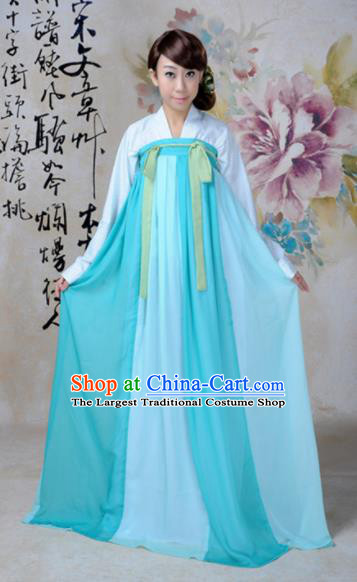 Chinese Ancient Hanfu Traditional Jin Dynasty Embroidered Historical Costumes