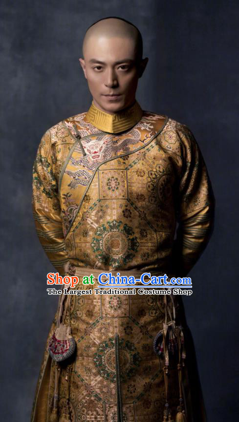 Ruyi Royal Love in the Palace Chinese Ancient Qing Dynasty Qianlong Emperor Costumes for Men