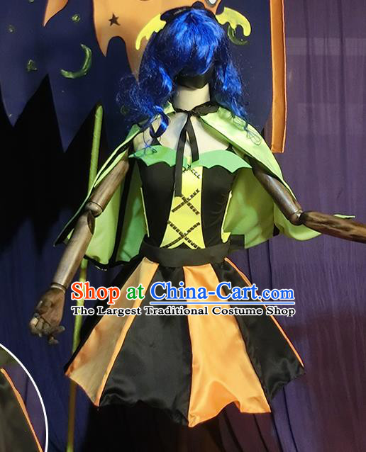 Halloween Cosplay Witch Stage Show Costumes Brazilian Carnival Parade Dress for Women