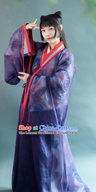 Chinese Traditional Han Dynasty Historical Costumes Ancient Princess Hanfu Dress for Women