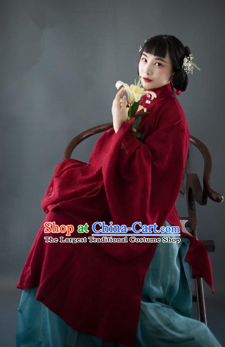 Chinese Traditional Ming Dynasty Historical Costumes Ancient Nobility Lady Hanfu Dress for Women