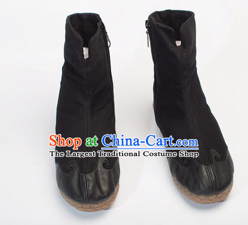 Chinese Traditional Martial Arts Shoes Kung Fu Shoes Black Boots Shoes for Men