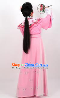 Chinese Traditional Professional Beijing Opera Diva Costumes Ancient Imperial Consort Pink Dress for Women
