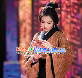 Chinese Ancient Stateswoman Fu Hao Hanfu Dress Shang Dynasty Empress Fuhao Costumes Complete Set