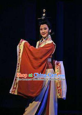 Chinese Ancient Warring States Time Princess Ning Yang Hanfu Dress Court Rich Lady Costumes Complete Set
