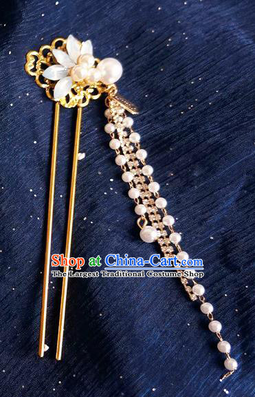 Chinese Ancient Song Dynasty Princess Tassel Hairpins Traditional Hanfu Court Hair Accessories for Women