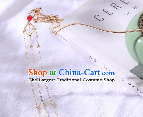 Chinese Ancient Tang Dynasty Princess Phoenix Hair Clip Hairpins Traditional Hanfu Court Hair Accessories for Women