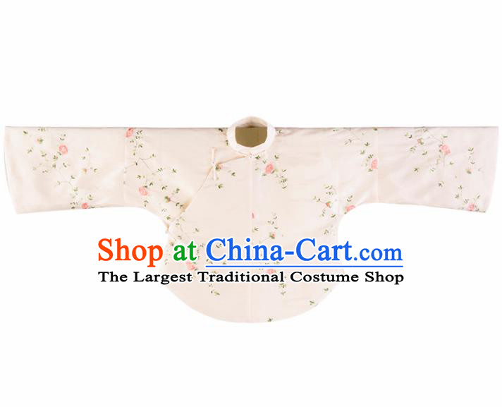Chinese Traditional Tang Suit White Shirt National Costume Republic of China Qipao Upper Outer Garment for Women