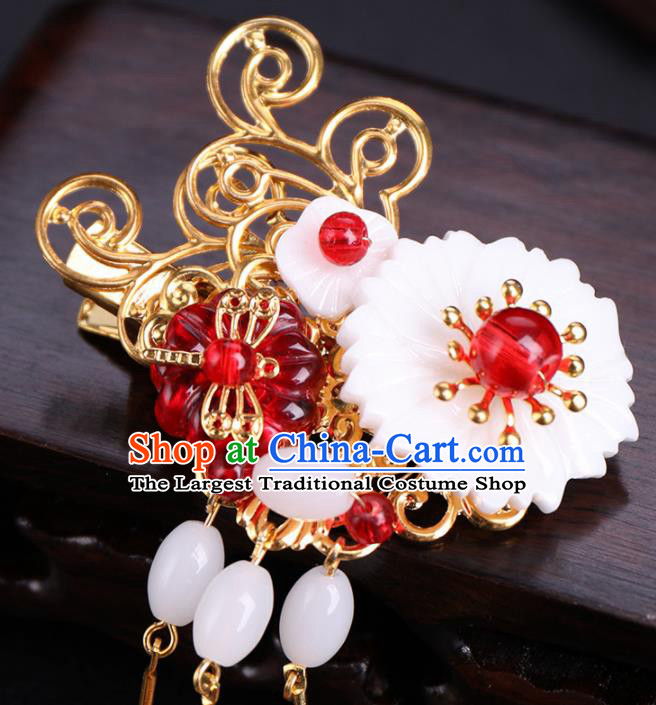 Traditional Chinese Ancient Hanfu Tassel Hair Claws Court Queen Hairpins Handmade Hair Accessories for Women