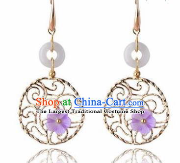 Traditional Chinese Classical Earrings Handmade Court Ear Accessories for Women