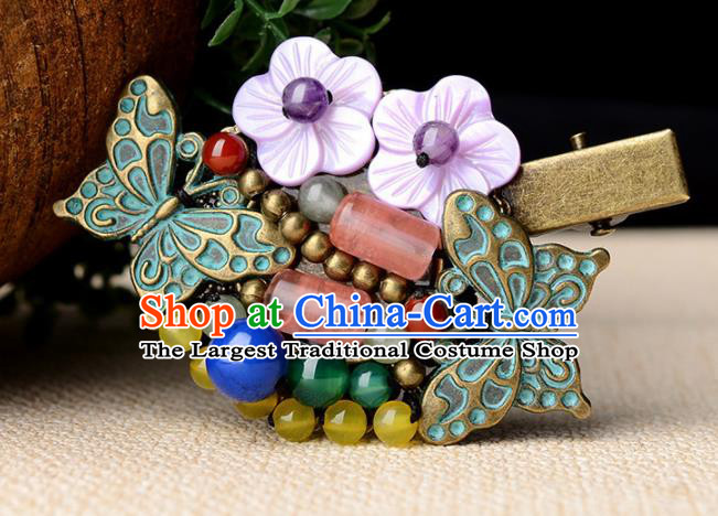 Traditional Chinese Hanfu Butterfly Hair Claw Ancient Court Princess Hairpins Hair Accessories for Kids