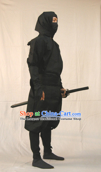 Ancient Asian Ninja Shinobi Ninjago Ninjas Costumes Complete Set for Men