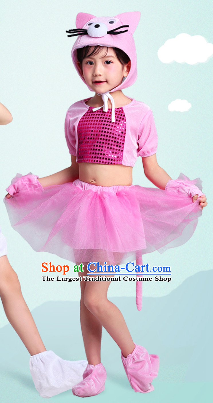 Chinese Lunar New  Year Rat Year Mouse Dance Costume Complete Set