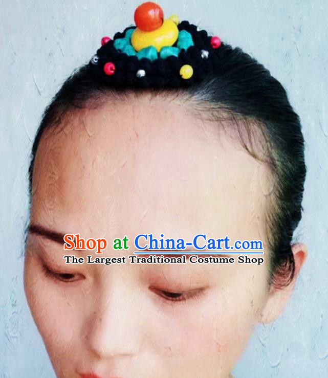 Chinese Traditional Zang Ethnic Hair Claw Hair Accessories Tibetan Nationality Headwear for Women