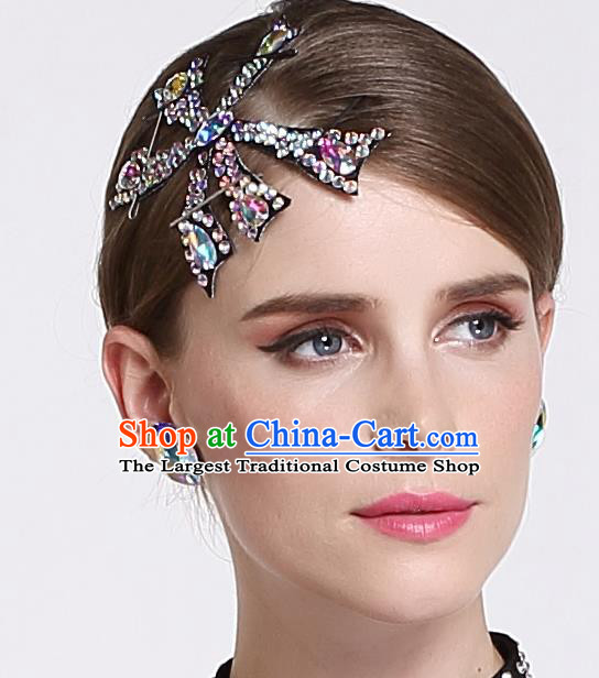 Handmade Latin Dance Competition Hair Stick International Rumba Dance Hair Accessories for Women