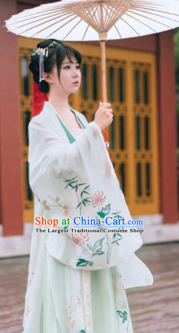 Ancient Chinese Tang Dynasty Imperial Concubine Embroidered Historical Costumes for Women