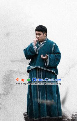 Ancient Chinese Drama Livehand Ever Night Traditional Tang Dynasty Civilian Chen Pipi Costumes for Men