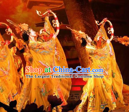 Chinese The Dream of Datang Tang Dynasty Palace Feast Dance Dress Stage Performance Costume for Women