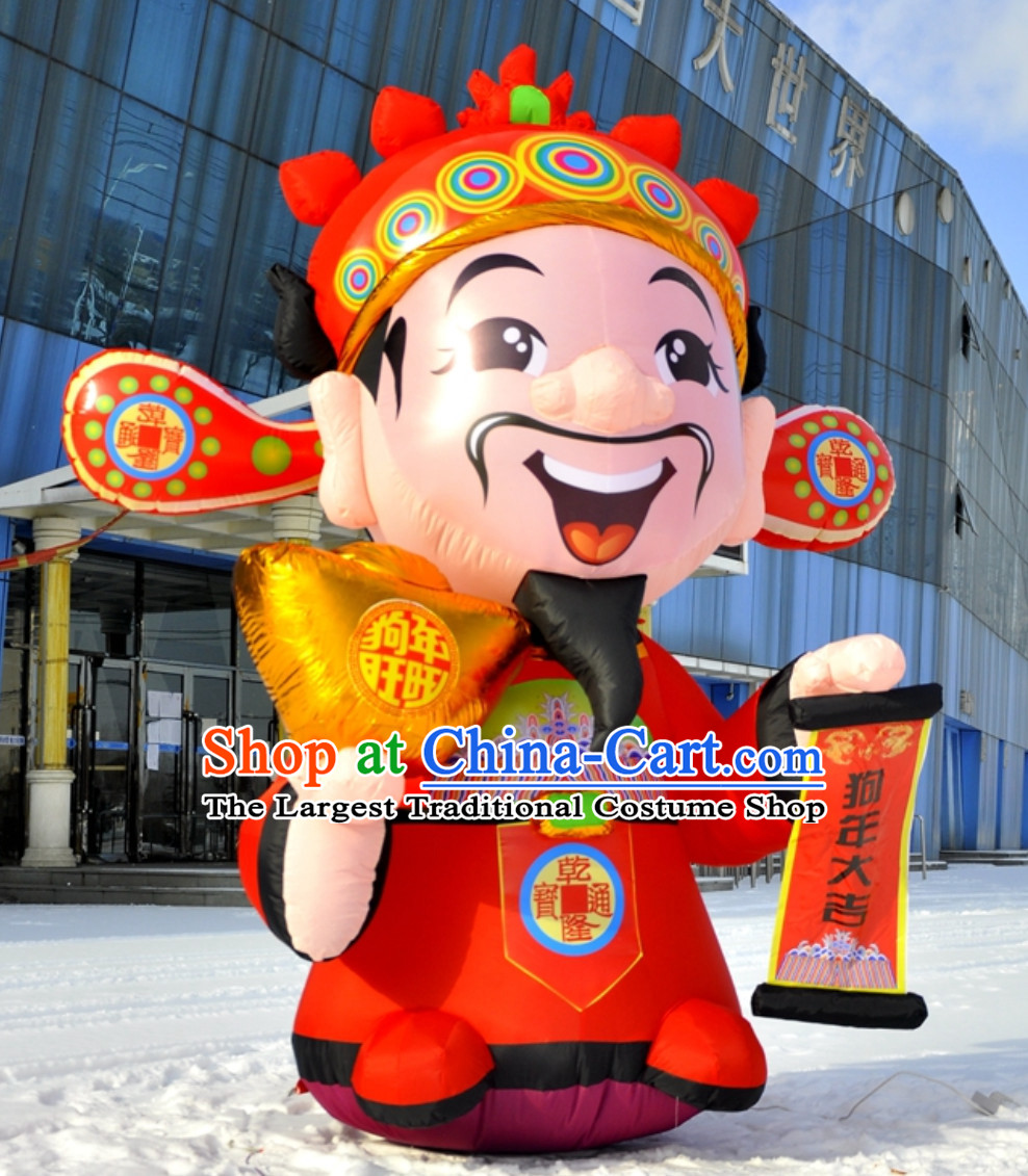 Chinese New Year Cai Shen Inflatable China Spring Festival God of Wealth Inflatables