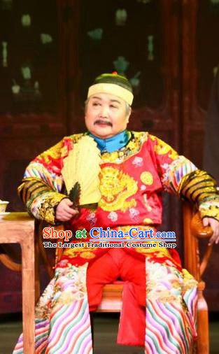 Traditional Chinese Drama Tian Ming Qing Dynasty Royal Highness Costumes and Headwear for Men