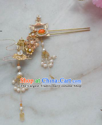 Traditional Chinese Classical Palace Hair Comb Hairpins Ancient Princess Hanfu Hair Accessories for Women