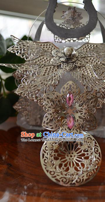 Traditional Chinese Classical Hairpins Hair Crown Ancient Princess Hanfu Hair Accessories for Women