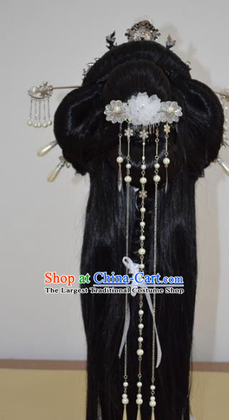 Traditional Chinese Classical Hairpins Hair Crown Ancient Princess Hanfu Hair Accessories for Women