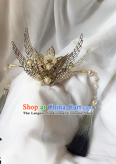 Traditional Chinese Hanfu Hair Crown Ancient Swordsman Hair Accessories for Men