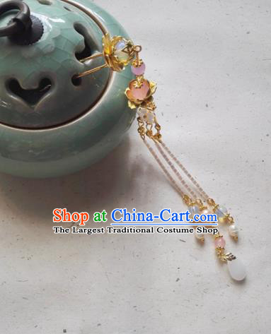 Traditional Chinese Classical Tassel Step Shake Hairpins Ancient Princess Hanfu Hair Accessories for Women