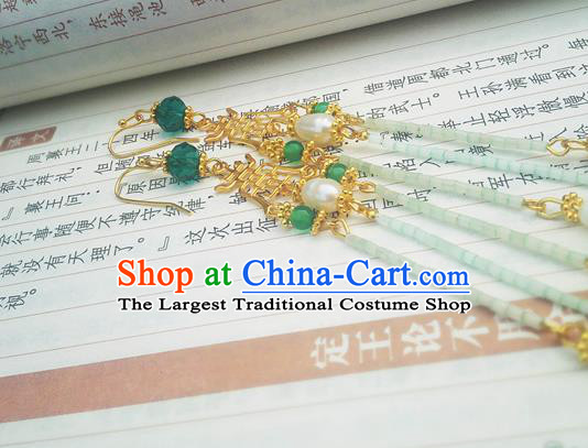 Traditional Chinese Hanfu Palace Earrings Classical Ear Accessories for Women