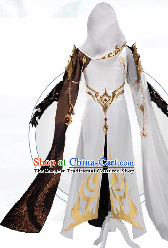 Traditional Chinese Cosplay Nobility Childe Clothing Ancient Swordsman Costume for Men